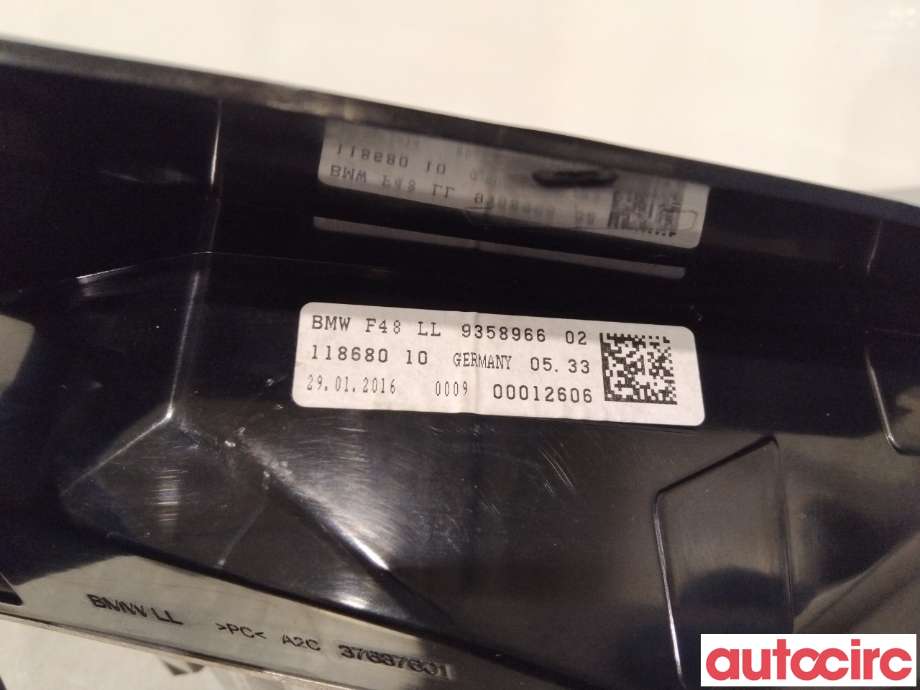 Multimedia display (MCU - Media Controller Unit) til BMW X1 2015-2022 (F48) (F48) (BMW|62308736364)