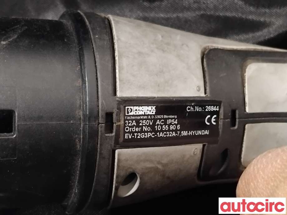 Batterilader kabel til Hyundai Ioniq Electric 2016-2019 (Fase 1)  (HYUNDAI|NO NR|1055906|)