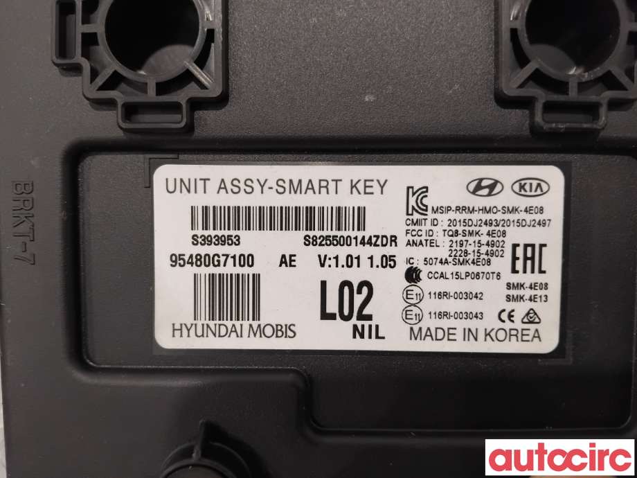 Styreenhet nøkkelfri/keyless til Hyundai Ioniq Electric 2016-2019 (Fase 1)  (HYUNDAI|95480G7100|)