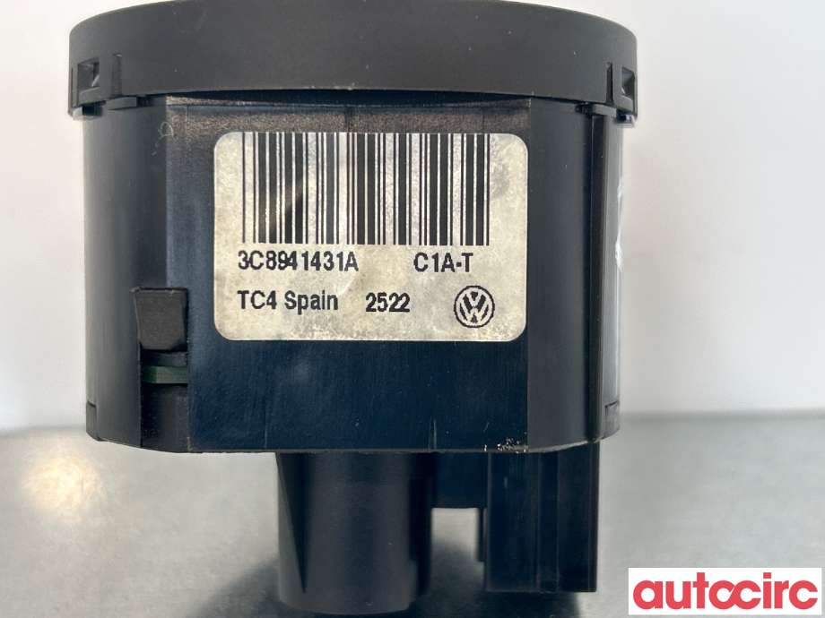 Bryter lys til VW Tiguan 2011-2016 (Type I, Fase 2)  (VOLKSWAGEN|3C8941431A|)