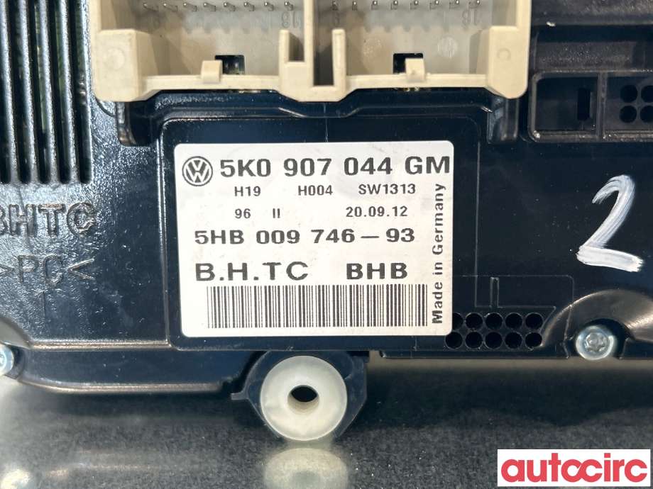 Varmeapparat betjening til VW Tiguan 2011-2016 (Type I, Fase 2)  (VOLKSWAGEN|5K0907044HD|5K0907044GM)