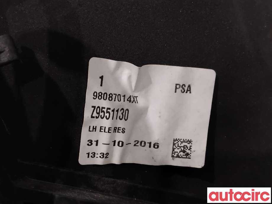 Speil venstre til Toyota Proace 2016-->> (Type II) (TOYOTA|SU001A5716||98087014XT)
