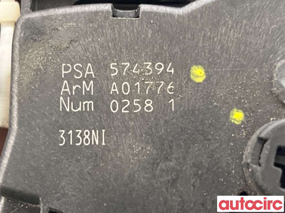 Låsekasse høyre bak til Citroën C5 2008-2017 (Type II)  (CITROEN|9136EH|PSA574394|9800618680)