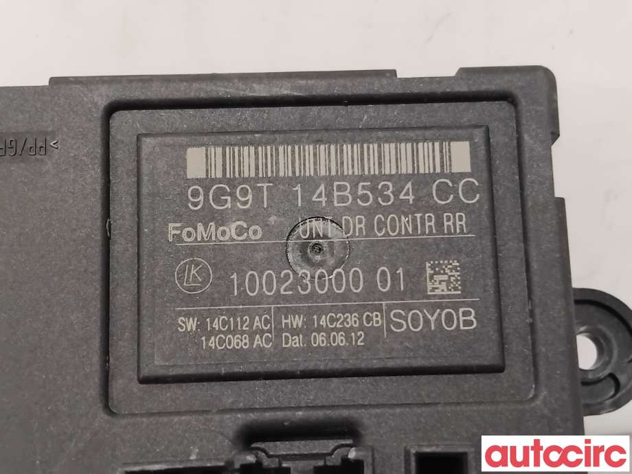 Styreenhet dør venstre foran til Volvo V70 2007-2013 (Type III, Fase 1)  (VOLVO|31318368|10023000|9G9T14B534CC)