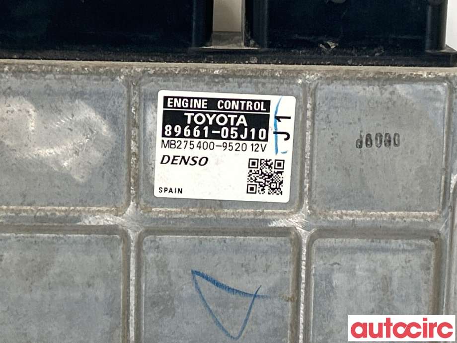 Styreenhet motor til Toyota Avensis 2009-2015 (Type III, Fase 1)  (TOYOTA|8966105J10)