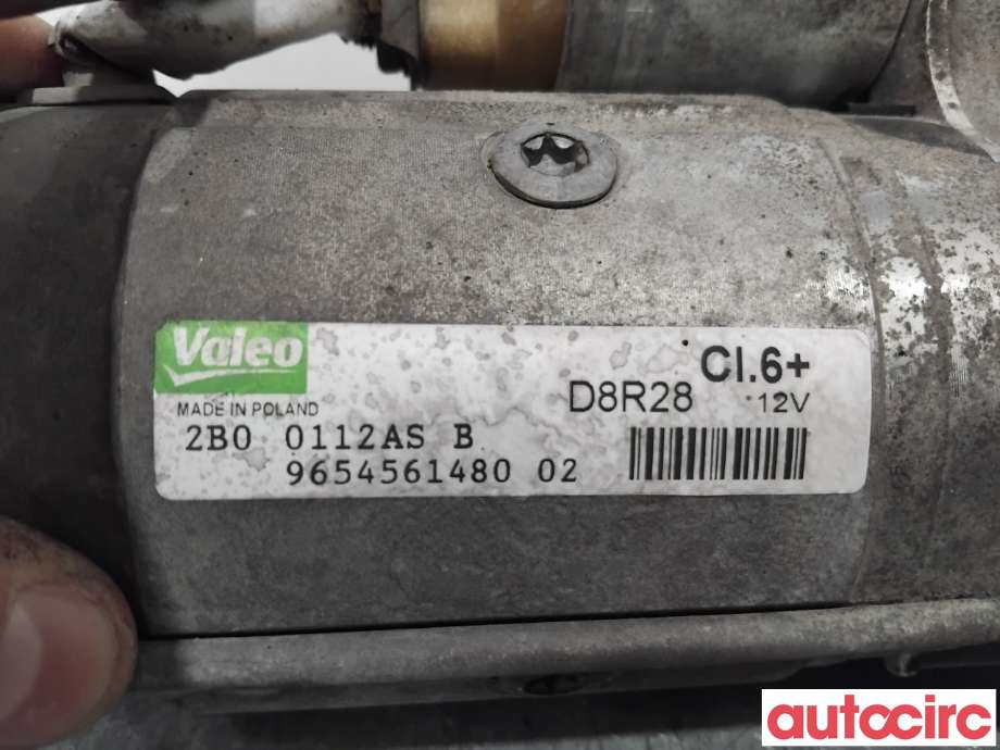 Starter diesel til Citroën C-Crosser 2007-2012  (CITROEN|5802CA|D8R28|9654561480)