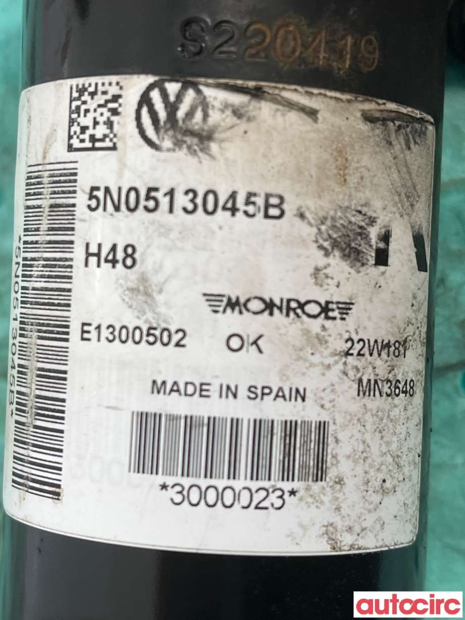 Støtdemper bak til VW Tiguan 2011-2016 (Type I, Fase 2) (VOLKSWAGEN|5N0513045B|5N0513045)