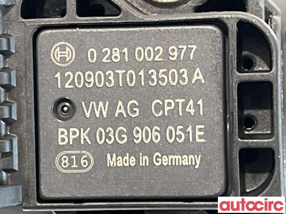 Turbo rør til VW Tiguan 2011-2016 (Type I, Fase 2)  (VOLKSWAGEN|1K0145770AE|)
