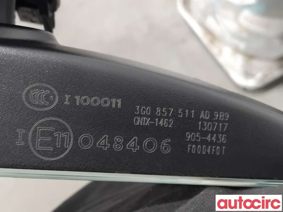 Speil innvendig til VW Passat 2015-2019 (Fase 1) (B8) (B8) (VOLKSWAGEN|3G0857511AD|905-4436)