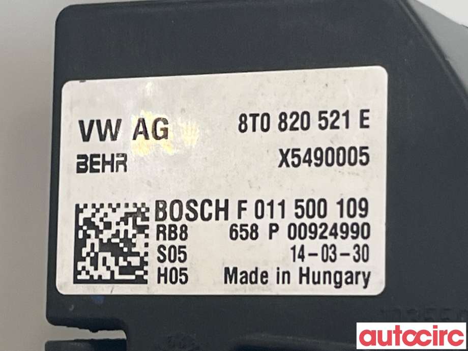 Varmeapparat motor til Porsche Macan 2014-->> (95B) (95B) (PORSCHE|PAB820021C|8T1820021|8T0820521E)
