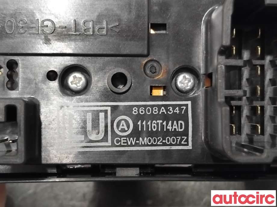 Bryter ruteheis til Mitsubishi Outlander 2015-->> (Type III, Fase 2)  (MITSUBISHI|8608A347|CEW-M002-007Z)