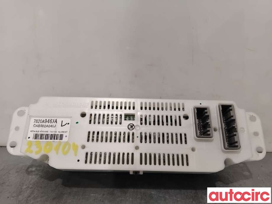 Varmeapparat betjening til Mitsubishi Outlander 2015-->> (Type III, Fase 2)  (MITSUBISHI|7820A946XA|CAB502A040J)