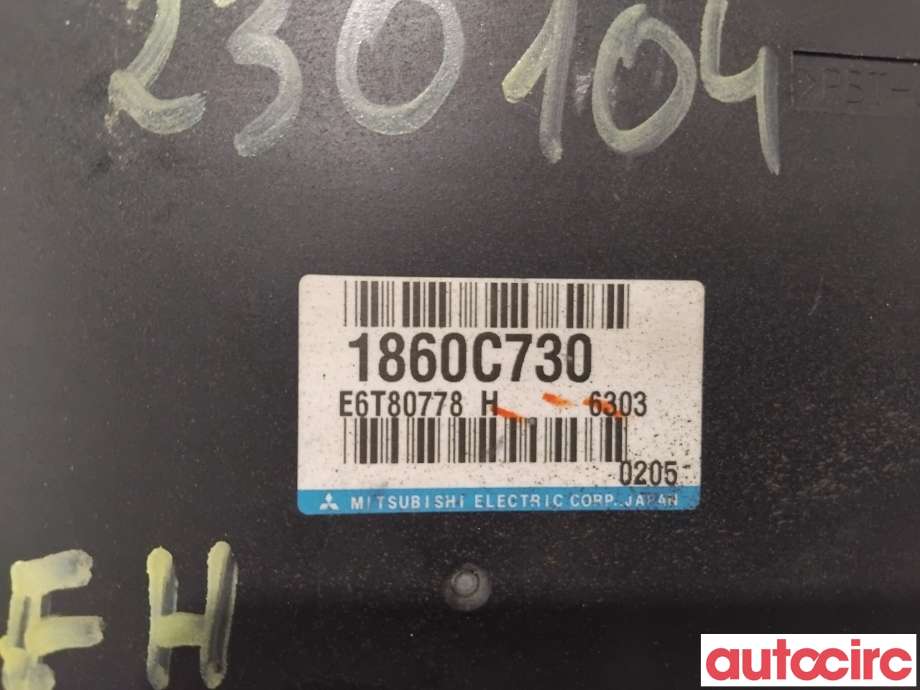 Styreenhet motor til Mitsubishi Outlander 2015-->> (Type III, Fase 2)  (MITSUBISHI|1860C730|E6T80778)