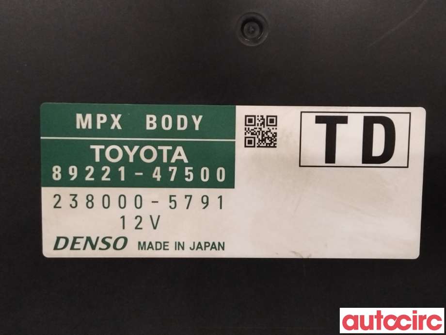 Styreenhet diverse til Toyota Prius +7 2012-2020 (Type III) (stasjonsvogn) (stasjonsvogn) (TOYOTA|892204EL50)