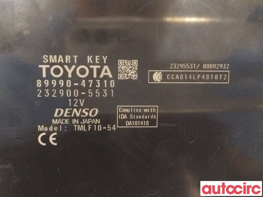 Styreenhet nøkkelfri/keyless til Toyota Prius +7 2012-2020 (Type III) (stasjonsvogn) (stasjonsvogn) (TOYOTA|8999047310)