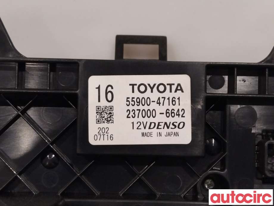 Varmeapparat betjening til Toyota Prius +7 2012-2020 (Type III) (stasjonsvogn) (stasjonsvogn) (TOYOTA|5590047161)