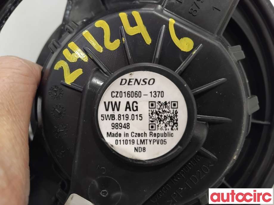 Varmeapparat motor til Škoda Octavia 2017-2020 (Type III, Fase 2)  (SKODA|5Q1819021E|CZ016060-1370|5Q1819021H)