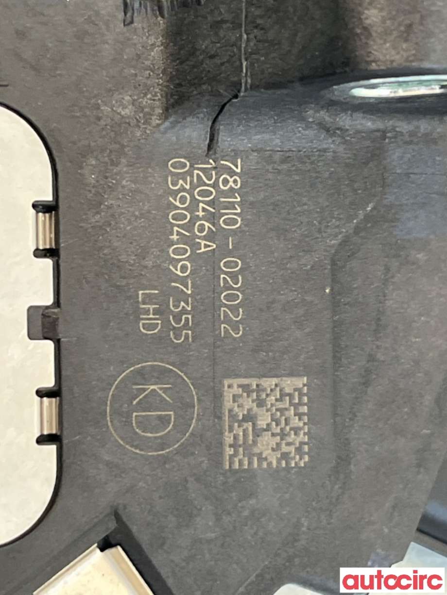 Pedal gass til Toyota Avensis 2009-2015 (Type III, Fase 1)  (TOYOTA|7811002022||78110-02022)