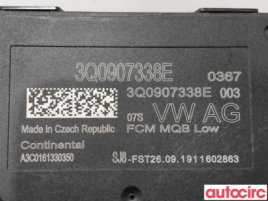 Styreenhet xenon/ballast til Škoda Octavia 2017-2020 (Type III, Fase 2)  (SKODA|3Q0907338E|A3C0161330350)