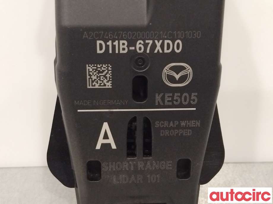 Sensor radar til Mazda CX-5 2012-2017 (Type I)  (MAZDA|D11B-67-XD0B||D11B-67XD0)