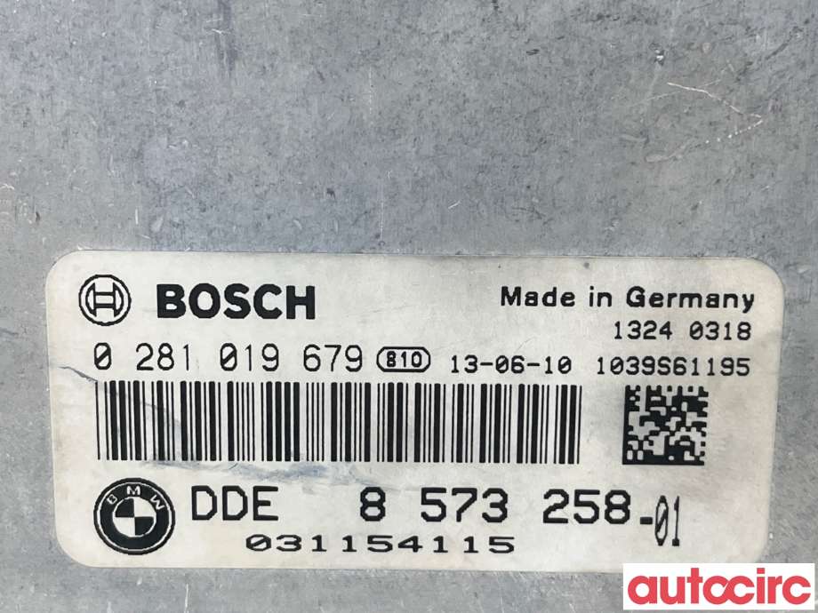 Styreenhet motor til BMW 1-Serie 2011-2015 (Fase 1) (F20/F21) (F20/F21) (BMW|13618576341|0281019679|8573258)