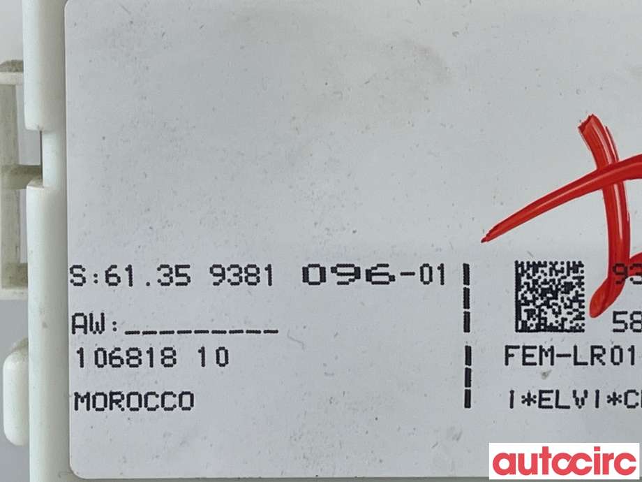 Styreenhet comfort (BCM) til BMW 4-Serie 2013-2020 (F32/F33/F36) (F32/F33/F36) (BMW|61355B5DA68|61359381096)