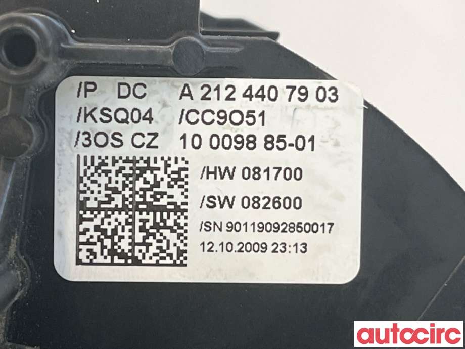 Bryter combi til Mercedes E-Klasse 2009-2013 (Fase 1) (W212) (W212) (MERCEDES|A2124407903|10009885-01|A2129001103)