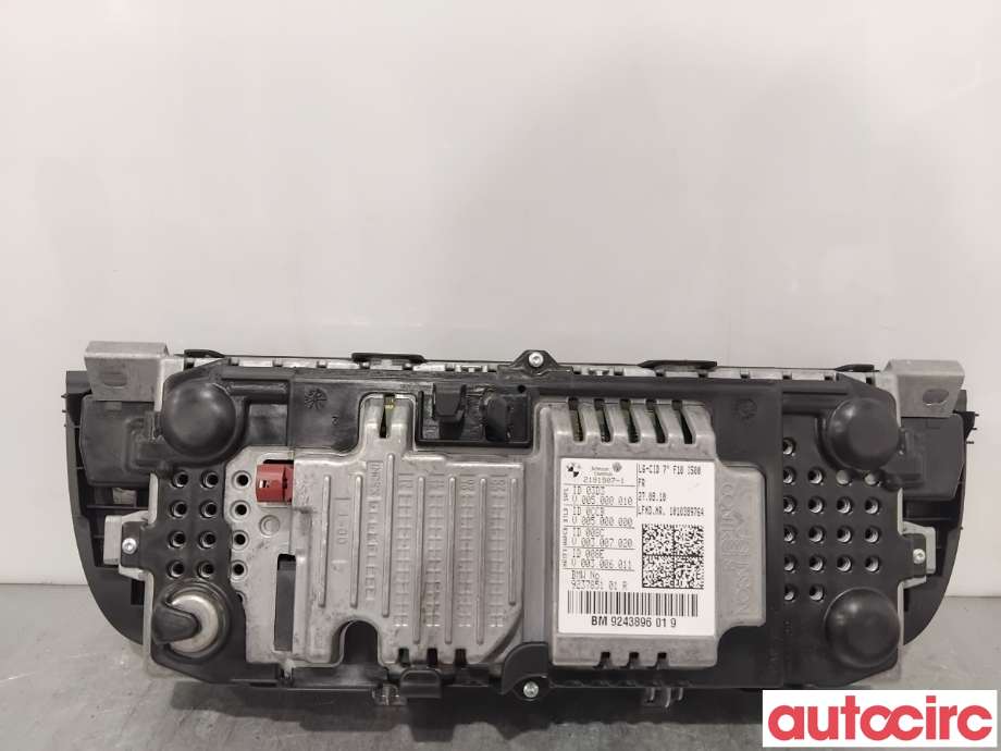 Instrument kjørecomputer til BMW 5-Serie 2010-2017 (F10/F11) (F10/F11) (BMW|65509266384|2191907-1|9237851)