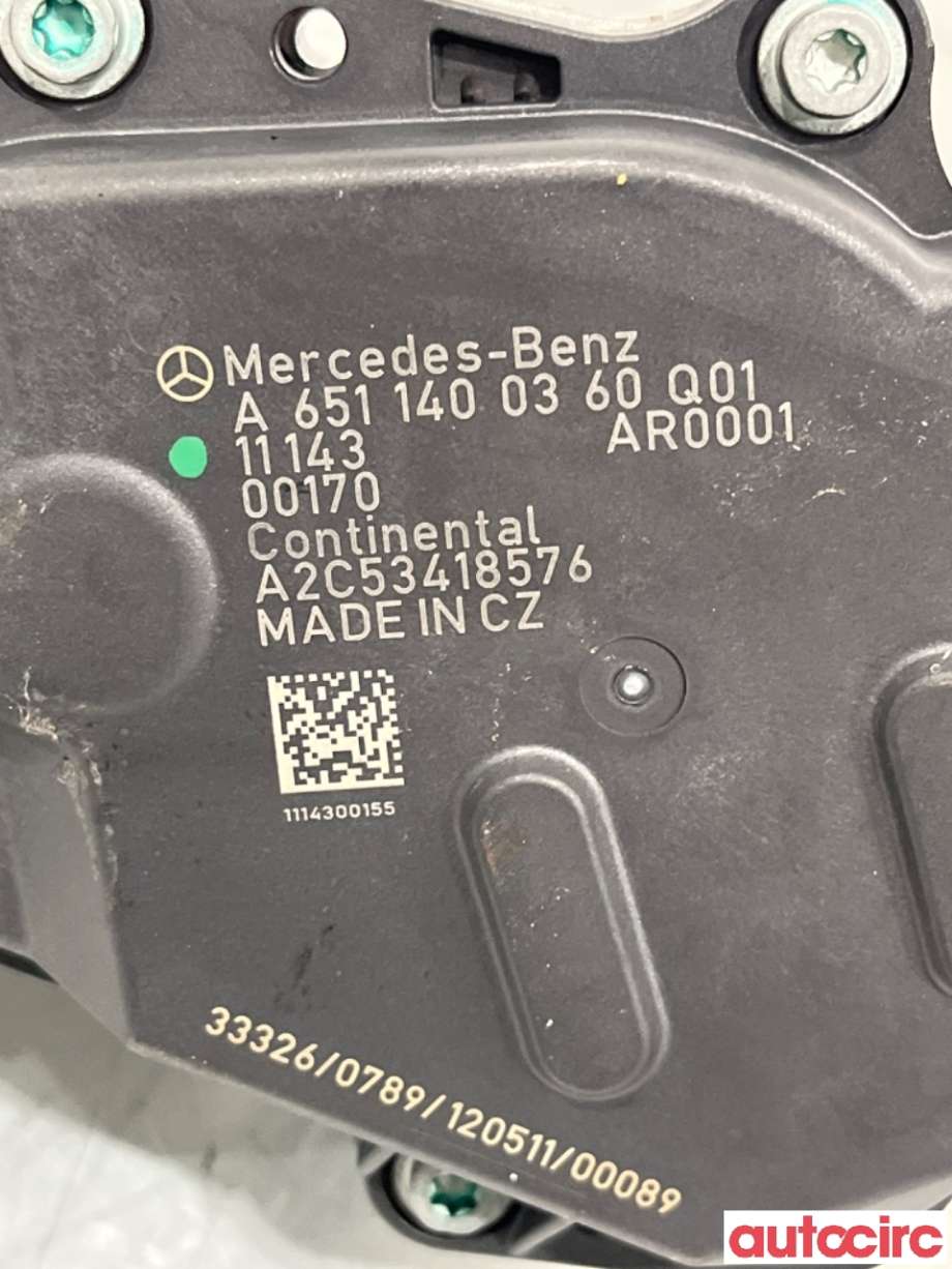 EGR-ventil til Mercedes C-Klasse 2011-2014 (Fase 2) (W204) (W204) (MERCEDES|A6511400860|A2C53418576|A6511400360)