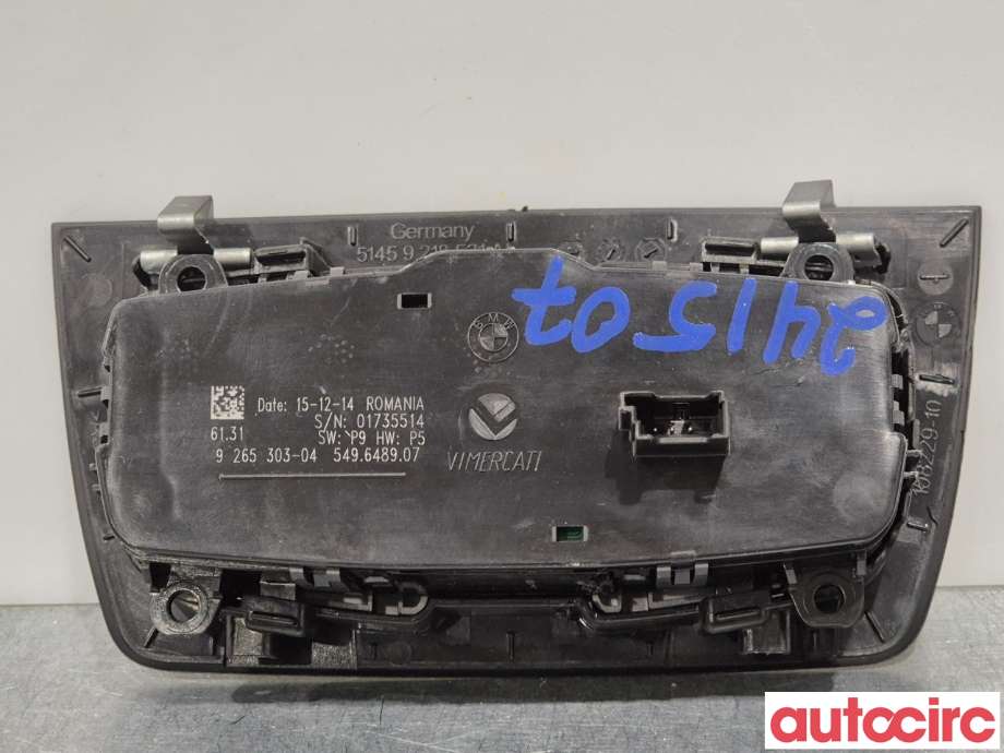 Bryter lys til BMW 4-Serie 2013-2020 (F32/F33/F36) (F32/F33/F36) (BMW|61316847512||61319265303)