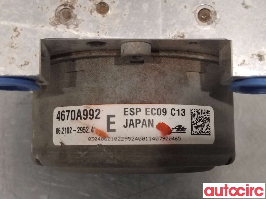 ABS sentral til Mitsubishi Outlander 2012-2015 (Type III, Fase 1)  (MITSUBISHI|4670A993|062109-69513|4670A992)