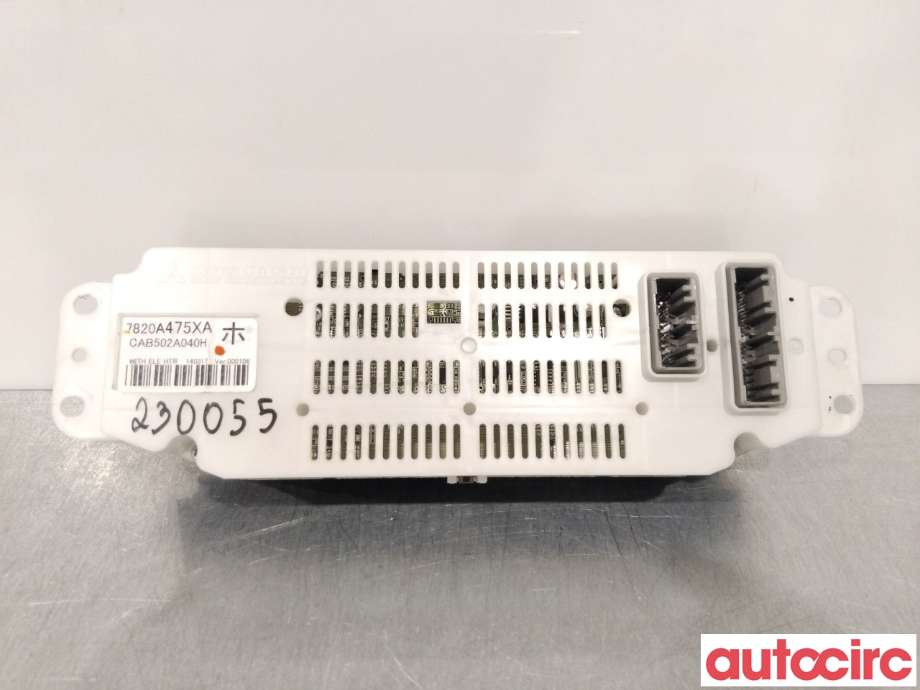 Varmeapparat betjening til Mitsubishi Outlander 2012-2015 (Type III, Fase 1)  (MITSUBISHI|7820A475XA|CAB502A040H)