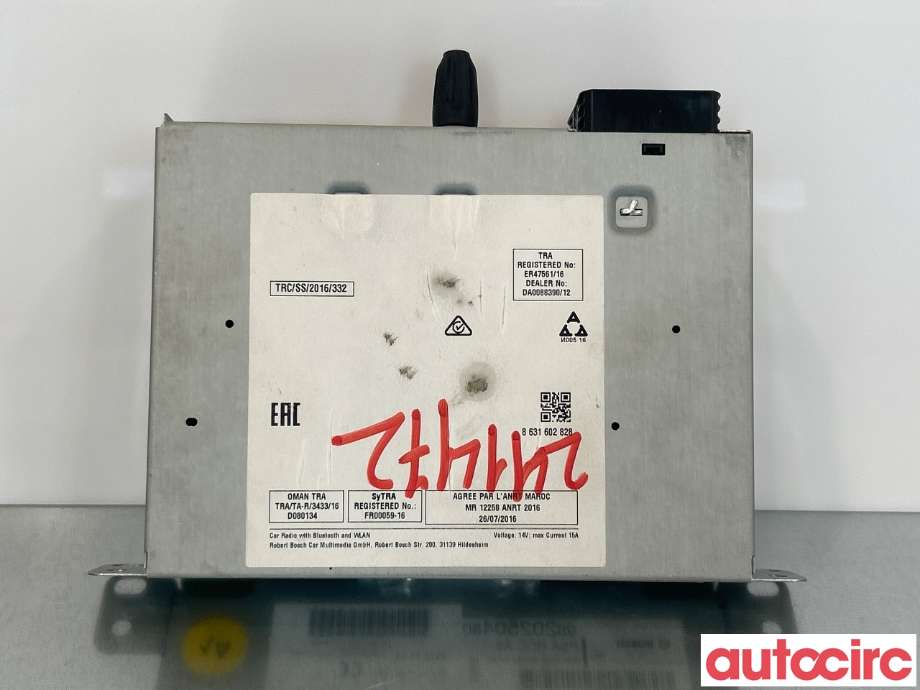 Bilstereo til Toyota Proace 2016-->> (Type II)  (TOYOTA|SU001A7194|9820250480)