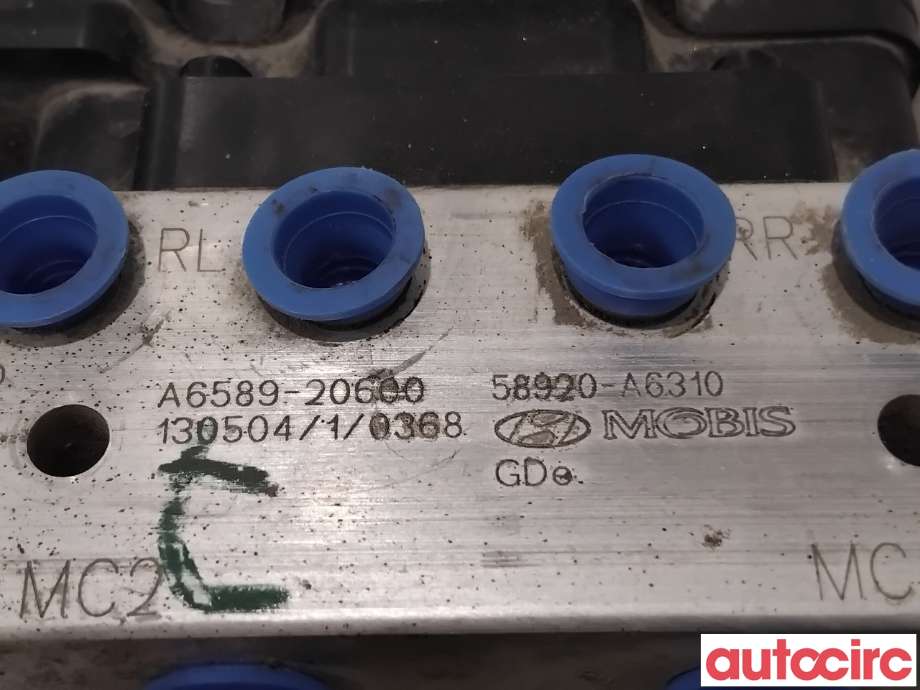 ABS sentral til Hyundai i30 2012-2017 (Type II) (HYUNDAI|58920A6110|A6589-20600|58920-A6310)