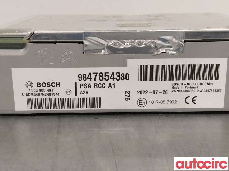 Bilstereo til Opel Combo E 2019-->>  (OPEL|9847854380)