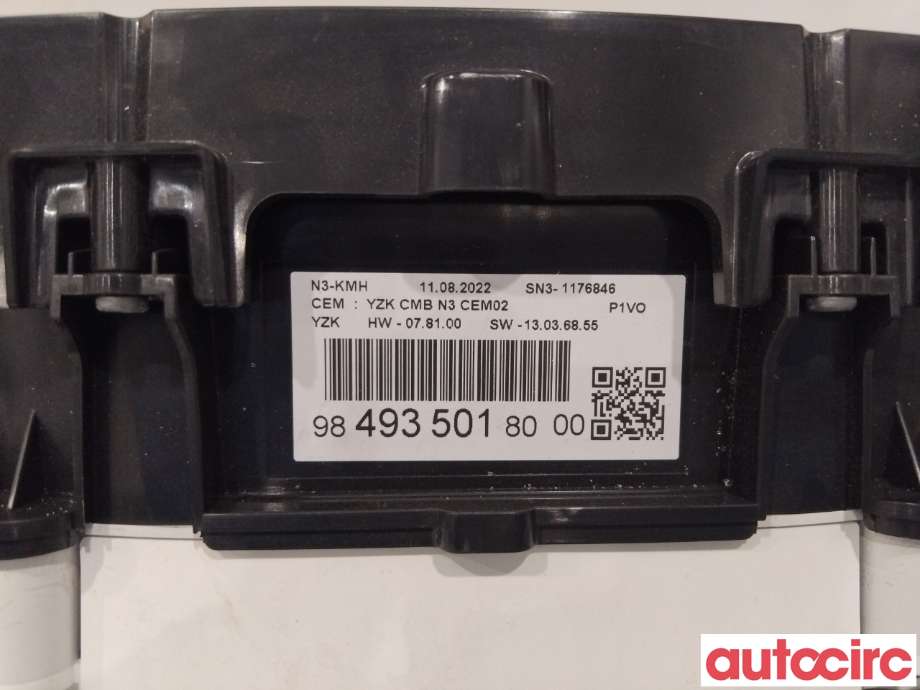 Instrumentpanel til Opel Combo E 2019-->> (OPEL|9849350180)