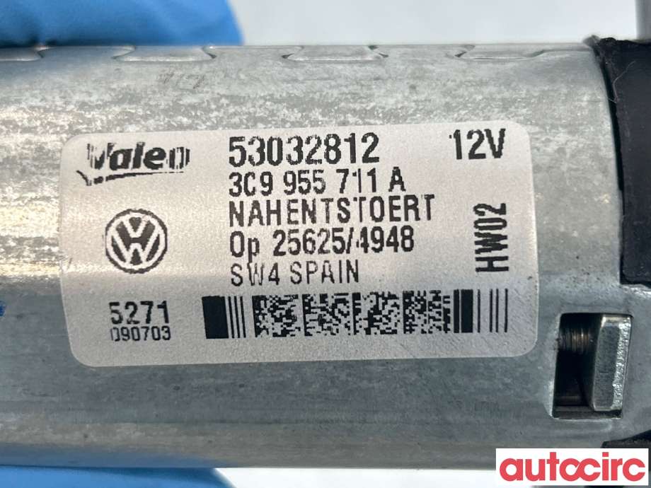 Viskermotor bakrute til VW Passat 2011-2015 (B7) (B7) (VOLKSWAGEN|3C9955711A|53032812|3C9955711B)