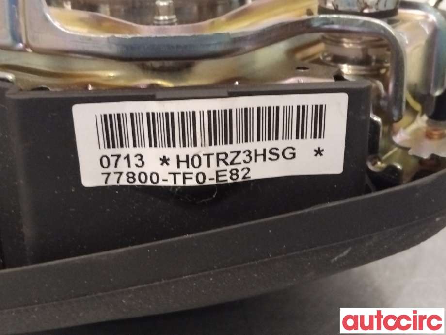 Airbag rattpute til Honda Jazz 2009-2015 (Type II) (HONDA|77810-TF0-E81ZA)