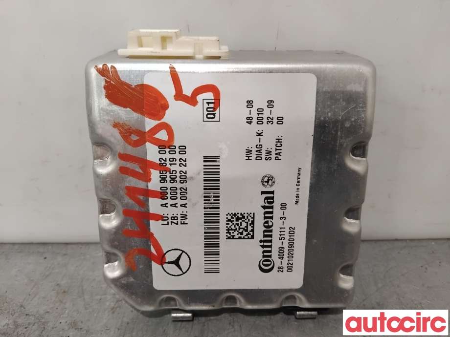 Sensor radar til Mercedes E-Klasse 2009-2013 (Fase 1) (W212) (W212) (MERCEDES|A0009057302|28-4009-5111-3-00|A0009058200)