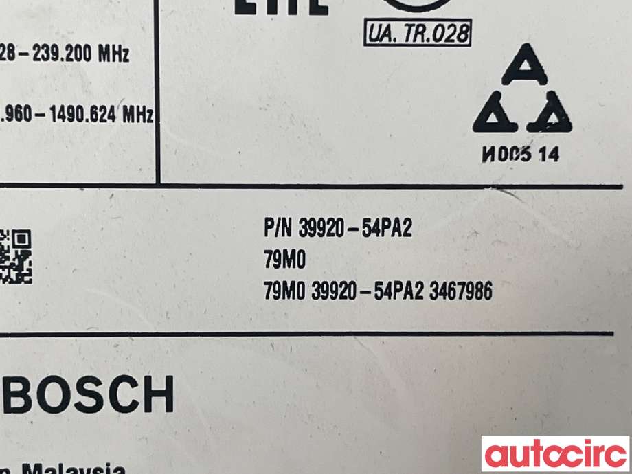 Bilstereo til Suzuki Vitara 2015-->> (Type IV) (SUZUKI|3992054PA3DB7)