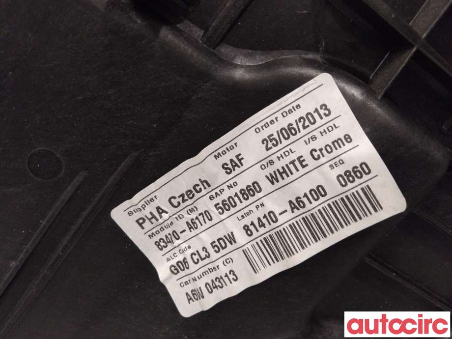 Ruteheis til Hyundai i30 2012-2017 (Type II)  (HYUNDAI|83471A6010)