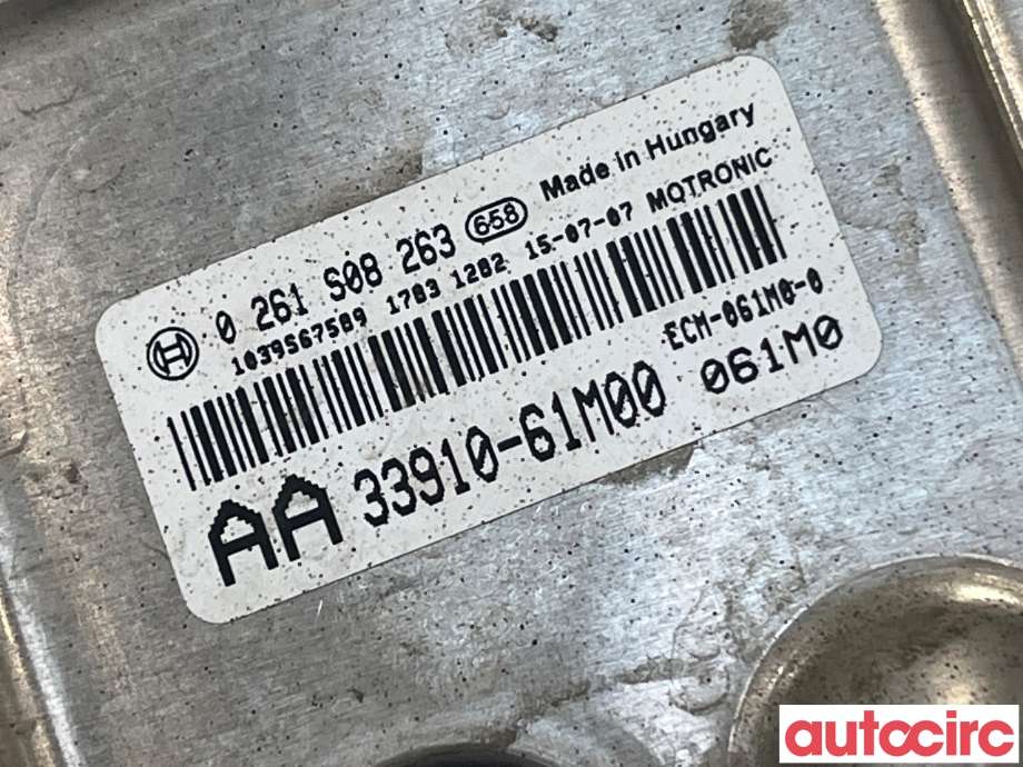 Styreenhet motor til Suzuki Vitara 2015-->> (Type IV)  (SUZUKI|33910-61M00|0261S08263)
