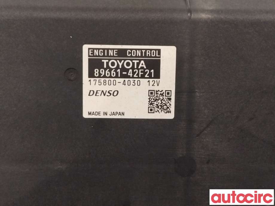 Styreenhet motor til Toyota RAV4 2006-2009 (Type III, Fase 1)  (TOYOTA|8966142F21|175800-4030|89661-42F21)