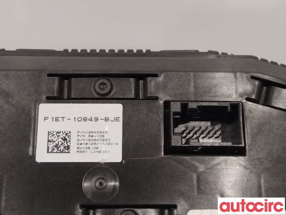 Instrumentpanel til Ford Focus 2014-2018 (Type III, Fase 2) (FORD|2303634|F1ET-10849-BJX)