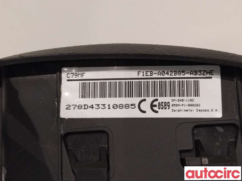Airbag rattpute til Ford Focus 2014-2018 (Type III, Fase 2)  (FORD|1946904|F1EB-A042B85-AD3ZHE)