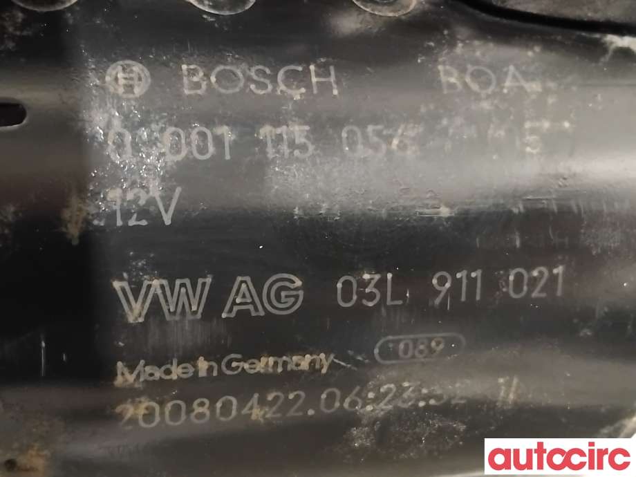 Starter diesel til Audi A4 2007-2014 (Type IV) (B8) (B8) (AUDI|03L911021CX|0001115056|03L911021HX)