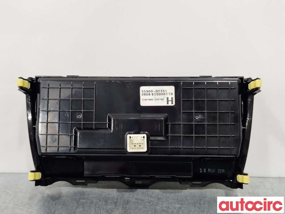 Varmeapparat betjening til Toyota Auris 2010-2012 (Type I, Fase 2)  (TOYOTA|5590002351|)
