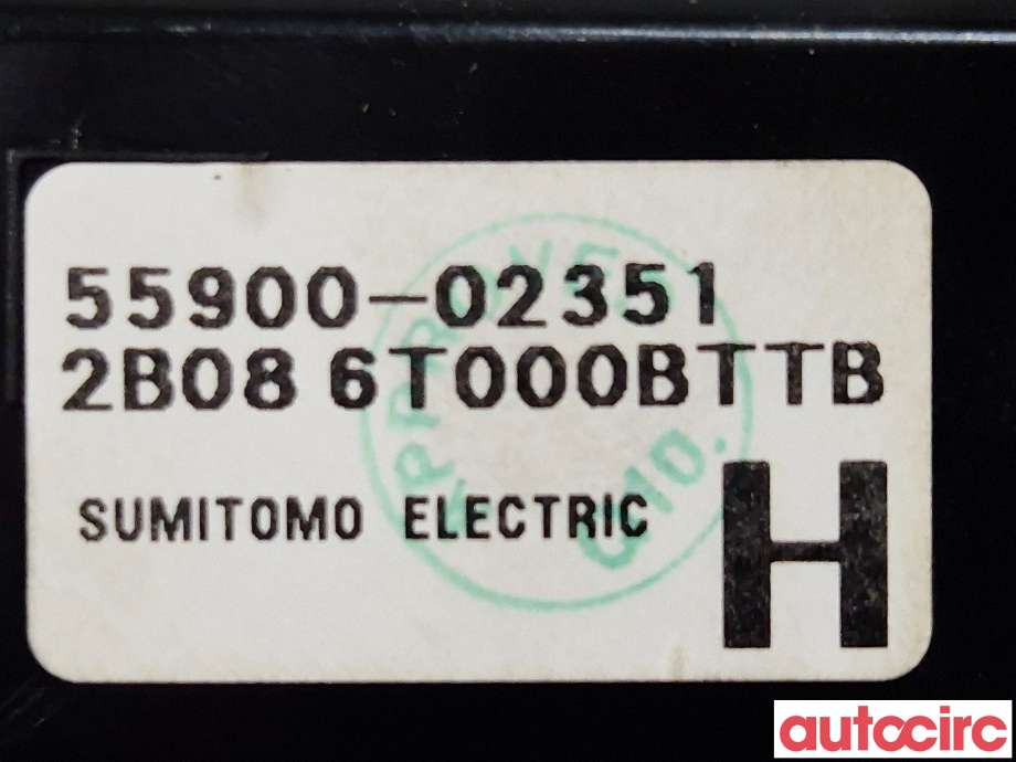 Varmeapparat betjening til Toyota Auris 2010-2012 (Type I, Fase 2)  (TOYOTA|5590002351|)
