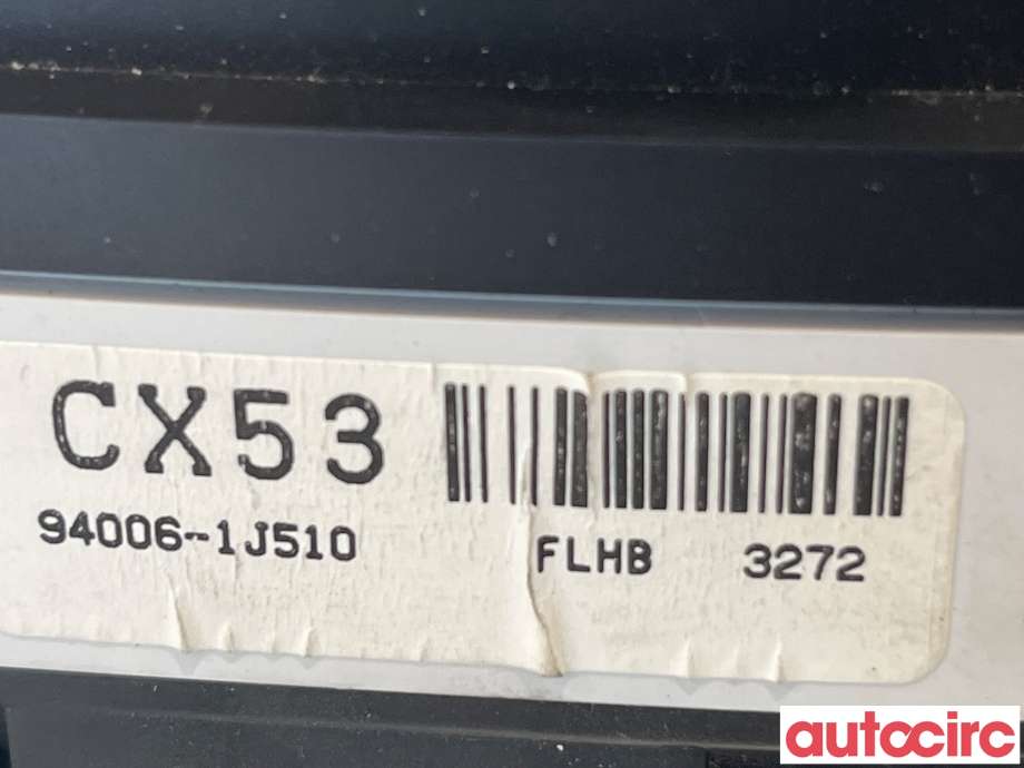 Instrumentpanel til Hyundai i20 2009-2014 (Type I) (HYUNDAI|940061J510)