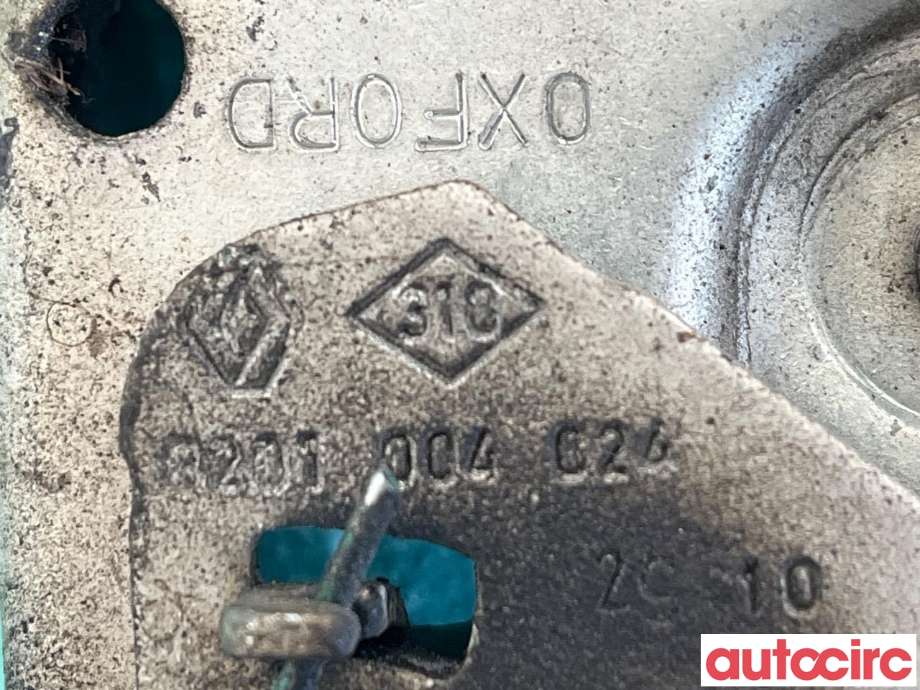 Panserlås til Renault Clio 2009-2012 (Type III, Fase 2) (RENAULT|8201004024)